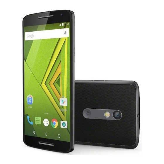 Motorola Moto X Play Guia De Inicio Rapido