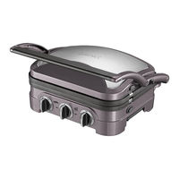 Cuisinart Griddler GR40E Instrucciones