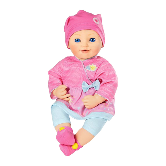 Zapf Creation Elli Smiles 960202 Manual Del Usuario