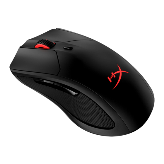 HyperX Pulsefire Dart HX-MC006B Manual De Instrucciones