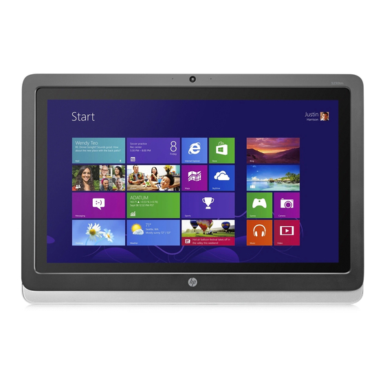 HP EliteDisplay S230tm Guia Del Usuario