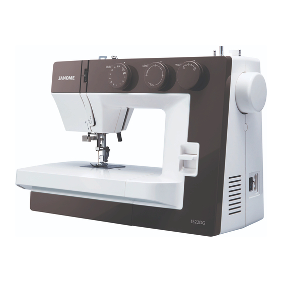 Janome 1522 Serie Manuales