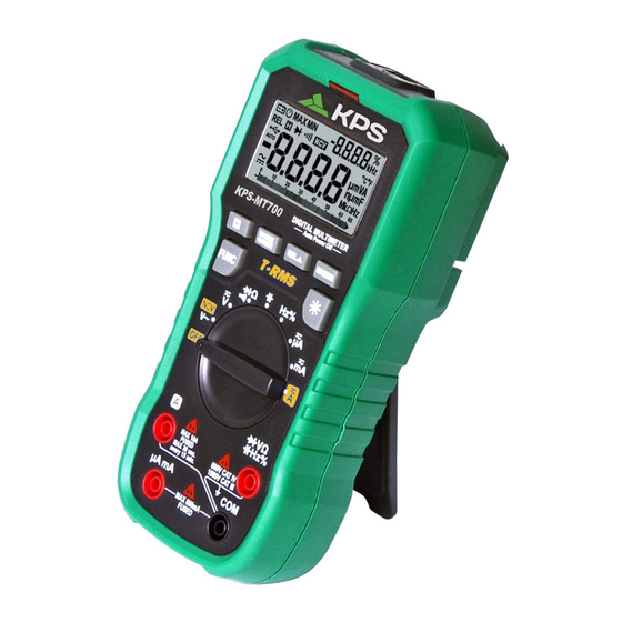 KPS MT700 Manual De Instrucciones