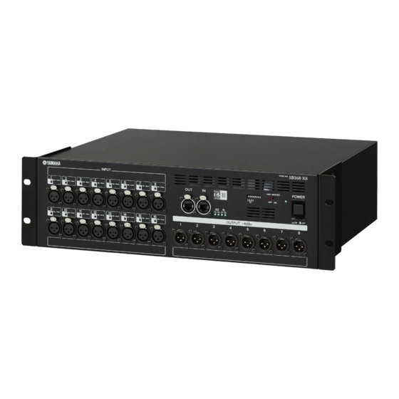 Yamaha SB168-ES Guía De Configuración Rápida