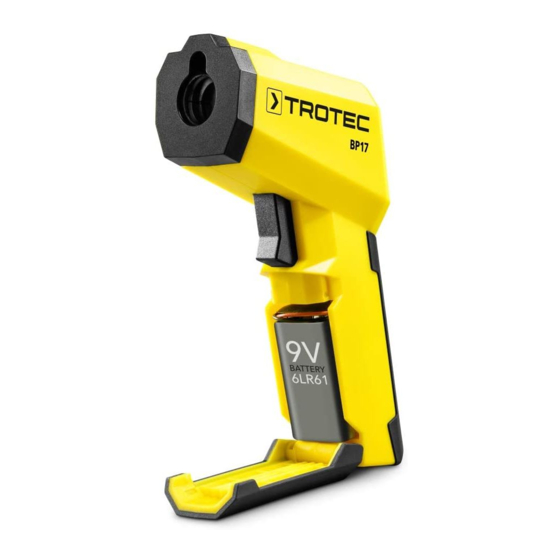 Trotec BP17 Manual De Instrucciones