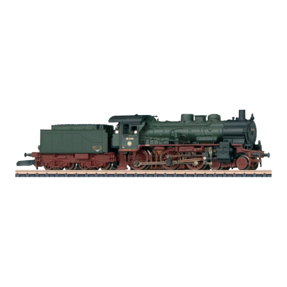 marklin BR 38 Manual De Instrucciones
