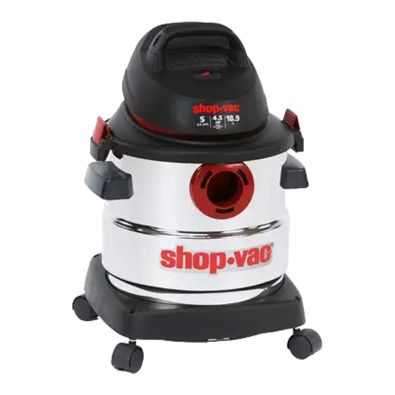 Shop-Vac SS11 Serie Manual Del Usuario