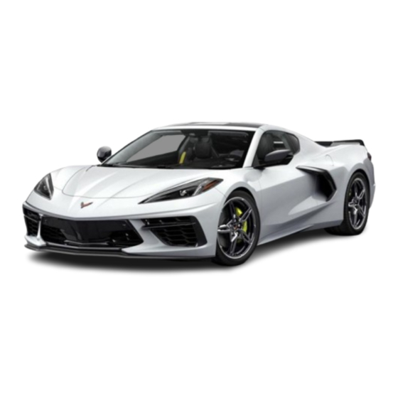 Chevrolet CORVETTE Manual Del Propietário