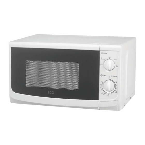 ECG MW 20 EX Manual Del Usuario