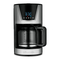Gourmia GCM2865 - Cafetera Programable con Manual de Capacidad de 12 Tazas