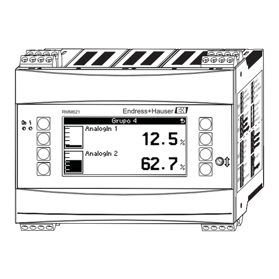Endress+Hauser RMM621 Manual De Instrucciones