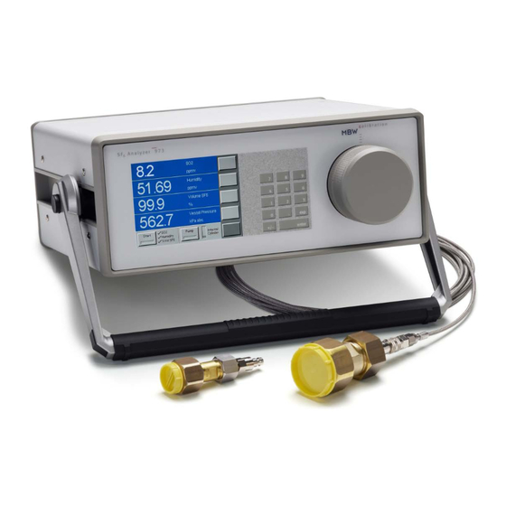 MBW 973-SF6 Instrucciones De Uso