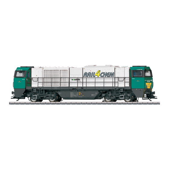 marklin Vossloh G 2000 BB Manual De Instrucciones