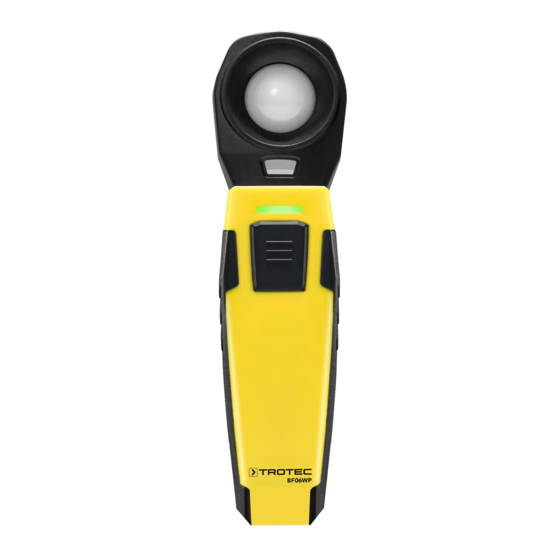 Trotec BF06WP Manual De Instrucciones