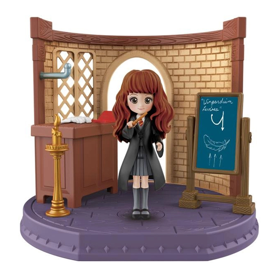 Spin Master WIZARDING WORLD HARRY POTTER CHARMS CLASSROOM Manual De Instrucciones