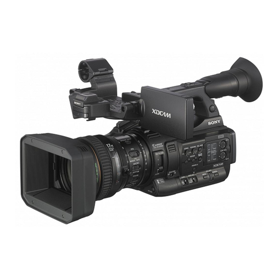 Sony PXW-X200 Manual Del Usuario