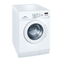 Siemens WM10E227EP Manual De Instrucciones