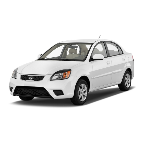 Kia RIO 2010 Manuales