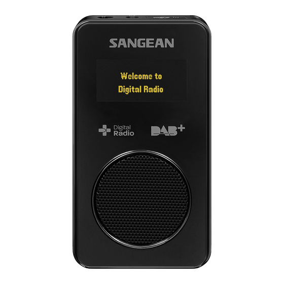 Sangean DPR-36 Manual De Instrucciones