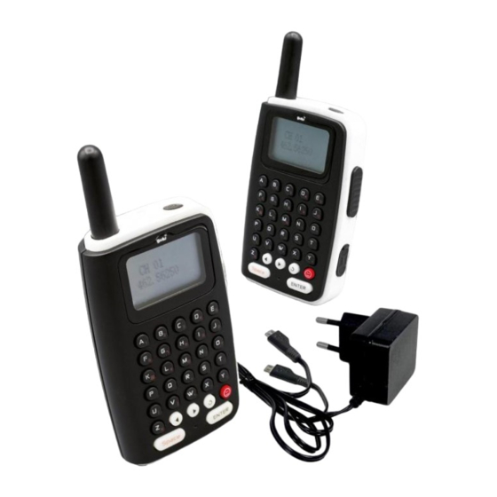 Buki Walkie Talkie Messenger TW04 Manual De Instrucciones