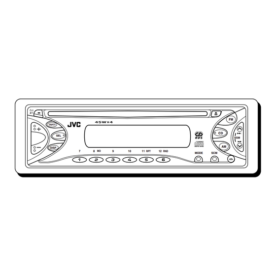 JVC KD-S73R Manual De Instrucciones