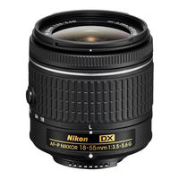 Nikon AF-S DX NIKKOR 18-55mm f/3.5-5.6 VR Manual Del Usuario