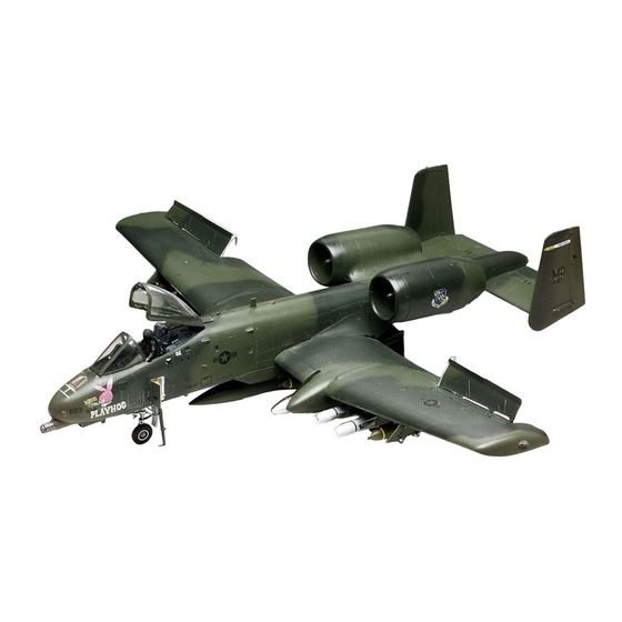 REVELL A-10 WARTHOG Manuales