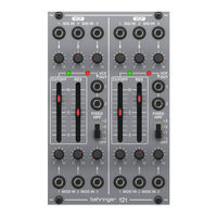 Behringer 121 DUAL VCF Guia De Inicio Rapido