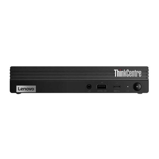 Lenovo ThinkCentre M70q Gen 2 Guia Del Usuario