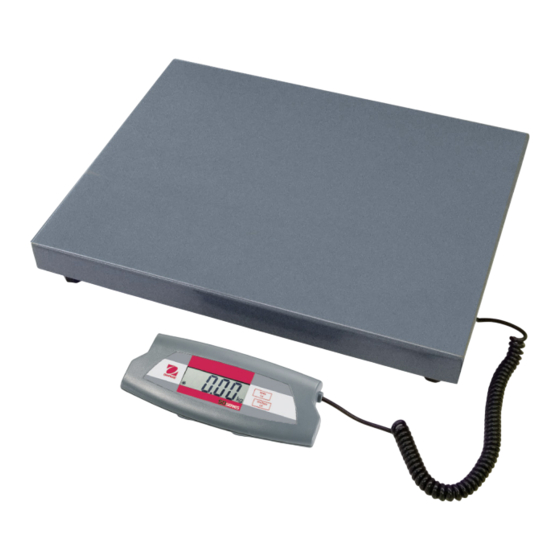 OHAUS SD Serie Manual De Instrucciones