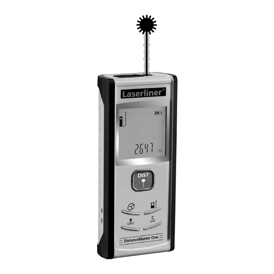 LaserLine DistanceMaster One Manual Del Usuario