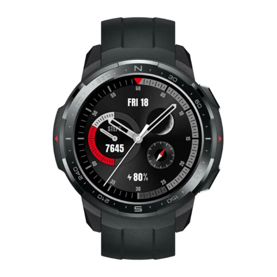 honor Watch GS Pro Manual De Referencia Rápida