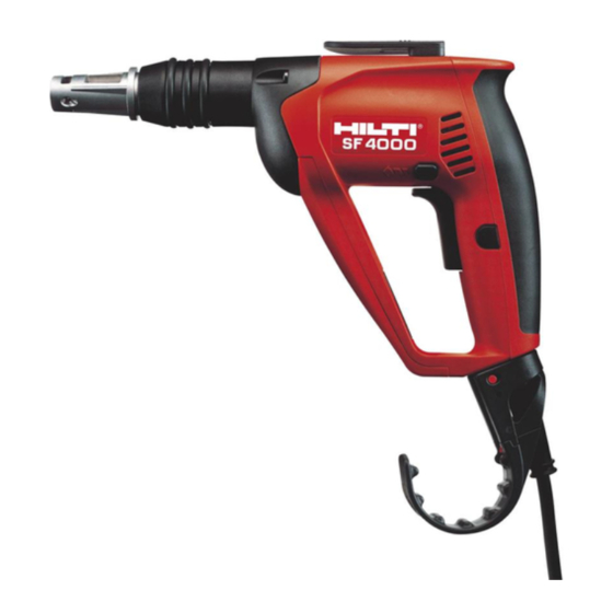 Hilti SF4000 Manual De Instrucciones