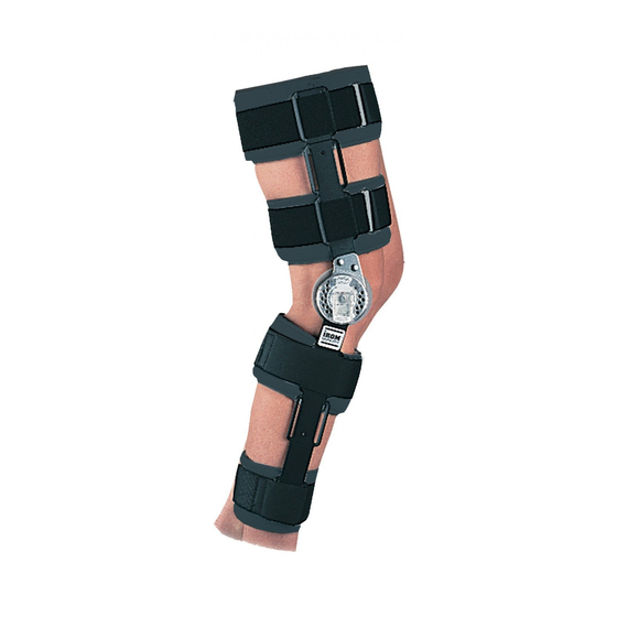 DJO DONJOY Post-oP Knee Braces Manual De Instrucciones