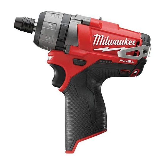 Milwaukee M12 CD Manual Original