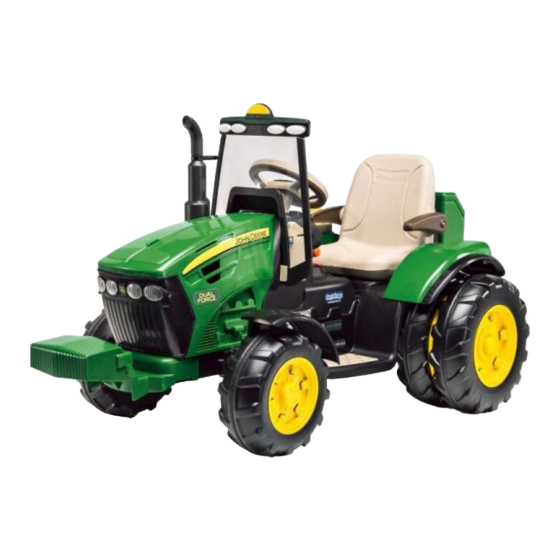 Peg-Perego John Deere DUAL FORCE IGOR0077 Empleo Y Manutencion