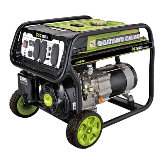 ZYNCH ZP1250 Manual De Operación