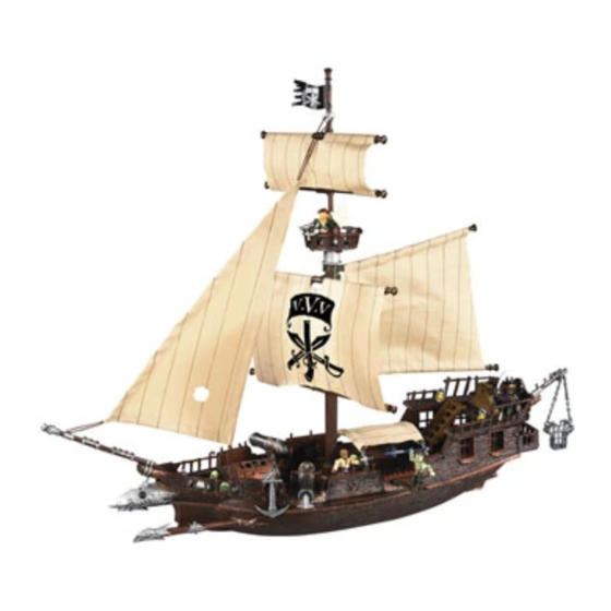 Mega Bloks PYRATES Captain Cutlass' STORMSTALKER Manual Del Usuario