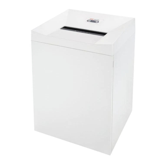 HSM Pure 830 Instrucciones De Servicio