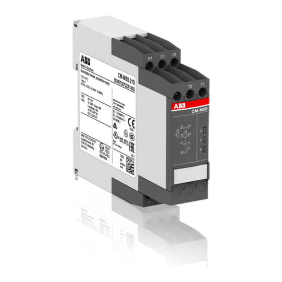 ABB CM-MSS.11 Instrucciones De Montaje