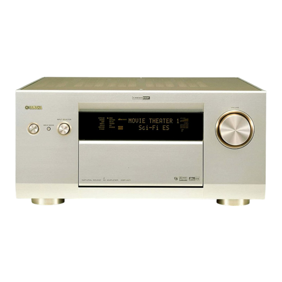 Yamaha DSP-AZ1 Manual De Instrucciones