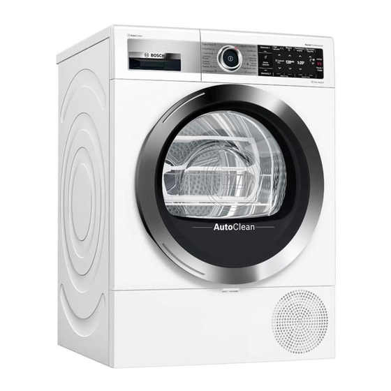 Bosch WTX87EH0ES/03 Instrucciones De Uso E Instalación