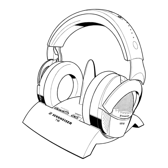 Sennheiser RS 60 Instrucciones Para El Uso