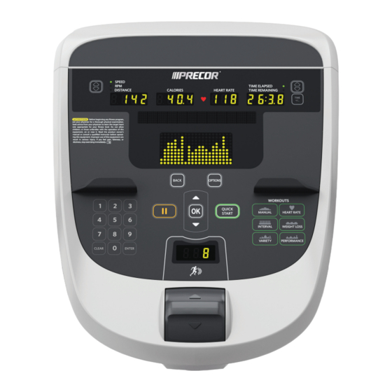Precor P30 Operación Y Mantenimiento