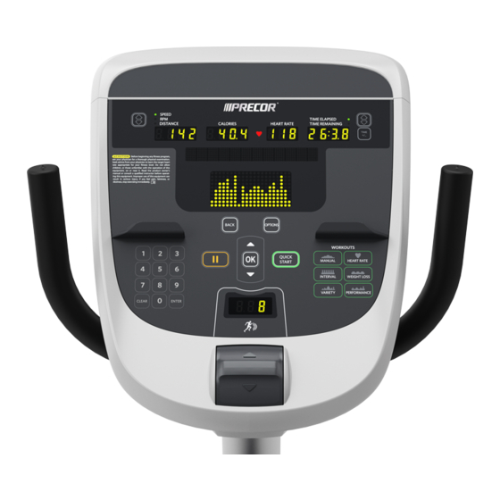 Precor P30 Operación Y Mantenimiento