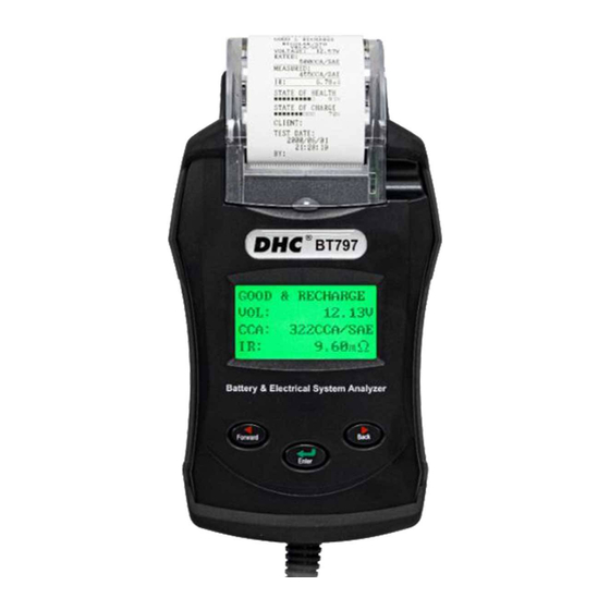DHC BT797 Manual De Instrucciones
