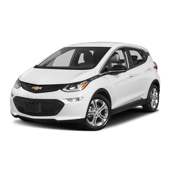 Chevrolet BOLT EV 2018 Manuales