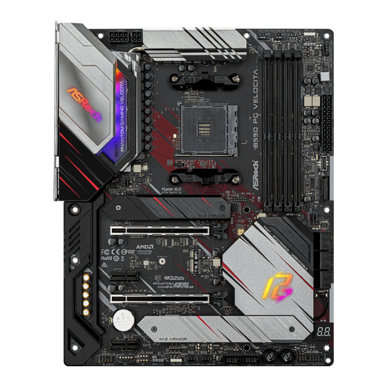 ASROCK B550 PG Riptide Manual Del Usuario