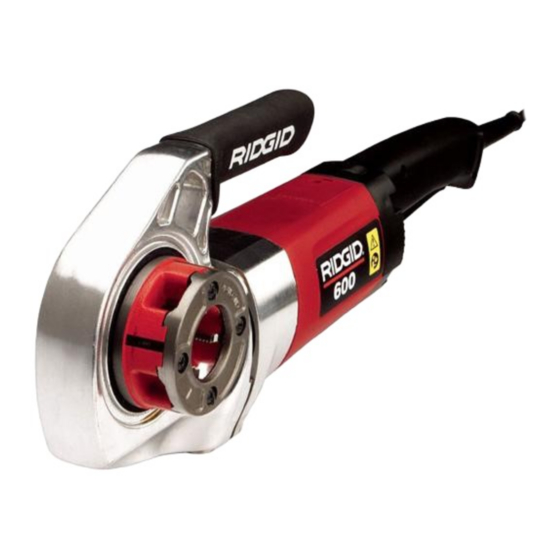 Emerson RIDGID 600 Manual Del Usuario