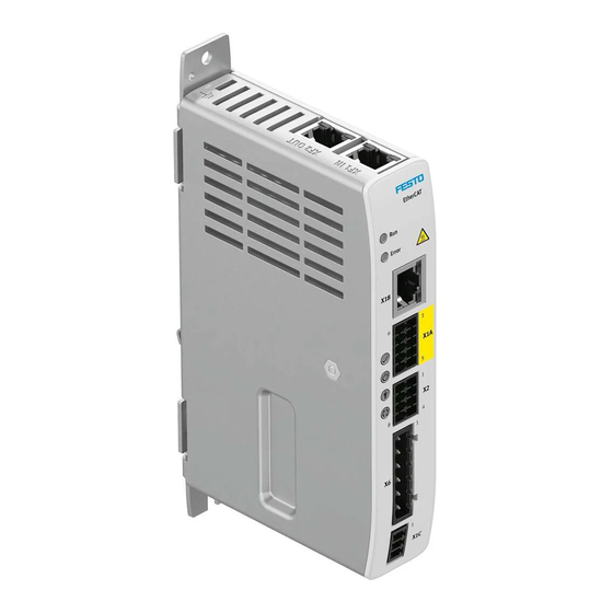 Festo CMMT-ST-C8-1C S0 Serie Instrucciones | Instalación, Subfunción De Seguridad